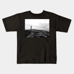 Lighthouse sunset Kids T-Shirt
